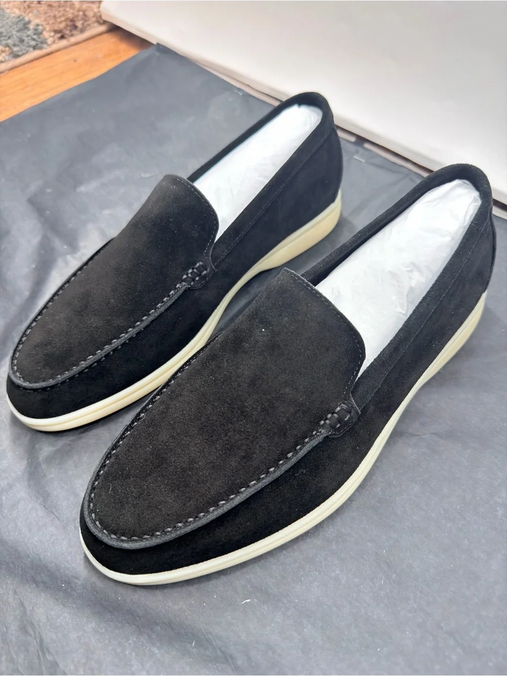 NIB Miramonti Black Loafers
